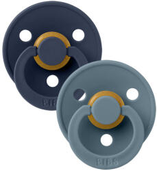 BIBS Colour cumik természetes kaucsukból 2 db méret 1 Deep Space / Petrol