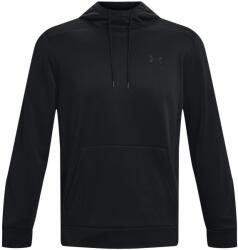 Under Armour Férfi sportos cipzár nélküli pulcsi Under Armour ARMOUR FLEECE HOODIE fekete 1373353-001 - 3XL