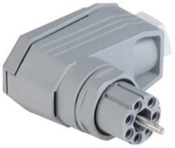 Hirschmann Csatlakozó, névleges feszültség: 60 V, szürke, tartalom: 1 db, Hirschmann NR sorozat