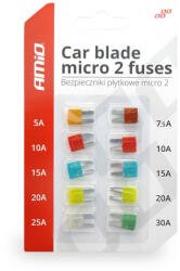 Amio Biztosíték készlet MICRO2 autóbiztosítékok 10 db-os készlet - AMIO