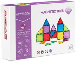 Magplayer Set de constructie magnetic 3D - 20 piese PlayLearn Toys