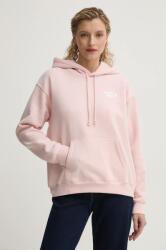 Levi's felső rózsaszín, női, nyomott mintás, kapucnis, A8801 - rózsaszín S