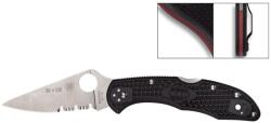 Spyderco DELICA 4 THIN RED LINE COMBO C11FPSBKRD EDC Zsebkés (PR-C200430809)