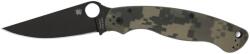 Spyderco MILITARY 2 G-10 CAMO BLACK BLADE PLAIN C36GPCMOBK2 EDC Zsebkés (PR-C200434811)