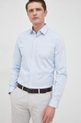Calvin Klein ing férfi, galléros, slim - kék 42