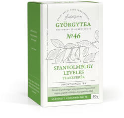 Györgytea Spanyolmeggy leveles 50g teakeverék, Inkontinencia tea No. 46 (5999566582295)