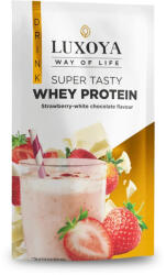 Luxoya Super Tasty Whey Protein 30g - Eper-fehér csokoládé íz minta (37200)