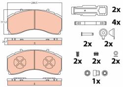 TRW set placute frana, frana disc TRW GDB5111 - centralcar