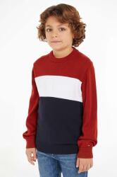 Tommy Hilfiger gyerek pamut pulóver piros, KB0KB09150 - piros 128