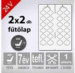 KIYO AWHL teflonszálas beépíthető ülésfűtés 2 fűtési fokozattal, 1 üléshez, 24V (KY-AWHL-24V)