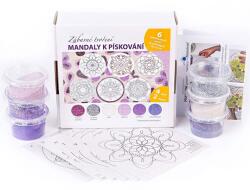 Adrian Martinkovič Homokfestő készlet lila Mandala (9876315)