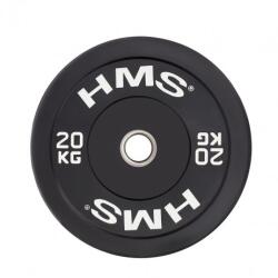 HMS Gumírozott súlytárcsa Bumper Plate 20 kg/51 mm HMS BBR20