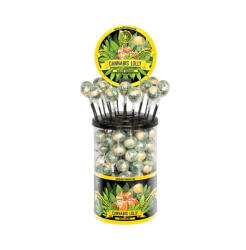 Cannabis Salted Caramel Lollies - Display Container (100 Lollies)