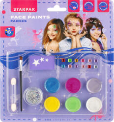 STARPAK Arcfesték, tégelyes, 11 db-os (6 szín), Diamonds Fairy, Starpak (STK-528373)