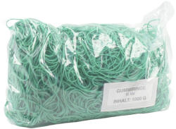  Gumigyűrű 60/1 mm zöld cca. 2100 db/kg