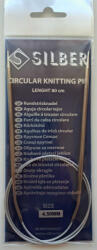  Silber Acél Körkötőtű 80 cm/4, 5mm
