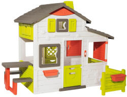 Hubners Casuta pentru copii 3 ani, Smoby Friends Playhouse Neo cu gradina