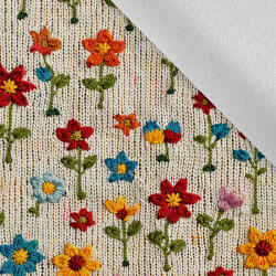 Takoy Rugalmas téli softshell hímzés utánzat világos 11