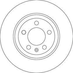TRW Disc frana TRW DF4624 (DF4624) - automobilus