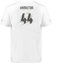 stichd Tricou de Copil Mercedes Lewis Hamilton, Alb, 2018 (141181029200104XFB)