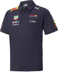 PUMA Tricou de Copil cu Guler, Puma Red Bull echipa, 2022, Albastru (76327201-140XFB)