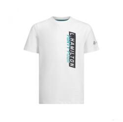 stichd Tricou de Copil Mercedes Lewis Hamilton, #44, Alb, 2019 (141191017200104XFB)