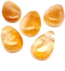 R. M. ékszer Átfúrt Citrin csepp medál (020520)