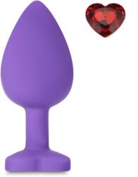 Mokko Toys Dop Anal Brighty, Medium, Silicon, Mov/Rosu, Mokko Toys