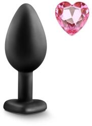 Mokko Toys Dop Anal Brighty, Medium, Silicon, Negru/Roz Deschis, Mokko Toys