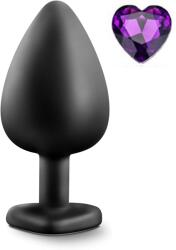 Mokko Toys Dop Anal Brighty, Large, Silicon, Negru/Mov, Mokko Toys