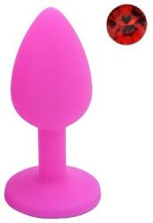 Guilty Toys Dop Anal Silicone Buttplug, Small, Roz/Rosu, Guilty Toys