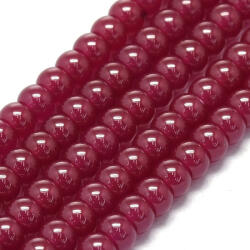Rubin Korong Ásványgyöngy 4x3mm