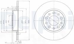DELPHI féktárcsa DELPHI BG3994