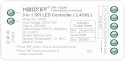 LED Solution Receptor RF Mi-Light MiBoxer 3 în 1 pentru benzi LED digitale monocrome, RGB, RGBW