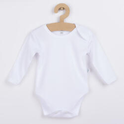 NEW BABY Hosszú ujjú baba body New Baby fehér - babacokmok