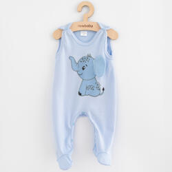 NEW BABY Baba pamut rugdalózó New Baby Happy Elephant blue (56491)