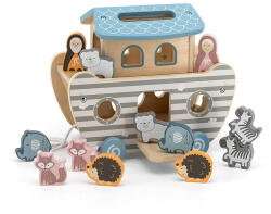 Viga Toys Fa puzzle Noé bárkája Viga - babacokmok