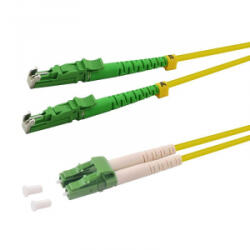 LogiLink Fiber duplex patch kábel OS2 9/125 LSH-LC APC 8 5m sárga (FP0EL05)