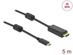 Delock aktív USB-C - HDMI kábel (DP Alt Mode) 4K60Hz 5m (85972) (85972)