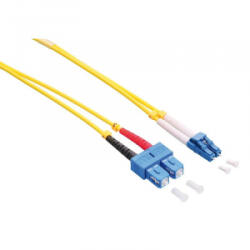 LogiLink Fiber duplex patch kábel OS2 9/125 LC-SC 5m sárga (FP0LS05)