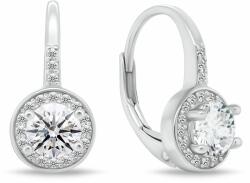 Brilio Silver Elegáns ezüst fülbevaló cirkónium kövekkel LME290