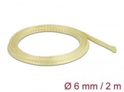 Delock Aramid szálakból fonott kábelharisnya 2m x 6mm sárga (20798)