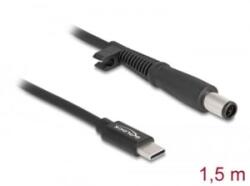 Delock Laptop töltőkábel USB Type-C apa - HP 7, 4 x 5, 0mm apa (87972)