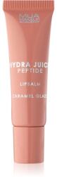 MUA Makeup Academy Hydra-Juice Peptide Lip Balm hidratáló ajakbalzsam a magas fényért illatok Caramel Glaze 10 ml