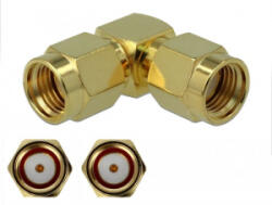 DeLock adapter RP-SMA-dugó apa RP-SMA-dugó 90 3 GHz (89962)
