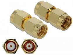 Delock Adapter SMA-dugó apa RP-SMA csatlakozóhüvely 10GHz (89955)