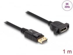 Delock DisplayPort 1.4 kábel 8K 30 Hz apa - anya 1m (87825)