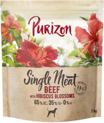 Purizon 1kg Purizon Single Meat marha & hibiszkuszvirág száraz kutyatáp