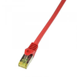 LogiLink Patch kábel GHMT tanúsítvánnyal Cat. 6A S/FTP piros 20m (CQ5114S)