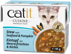 Catit 24x85g Catit Cuisine ragu Tenger gyümölcsei & sütőtök nedves macskatáp
